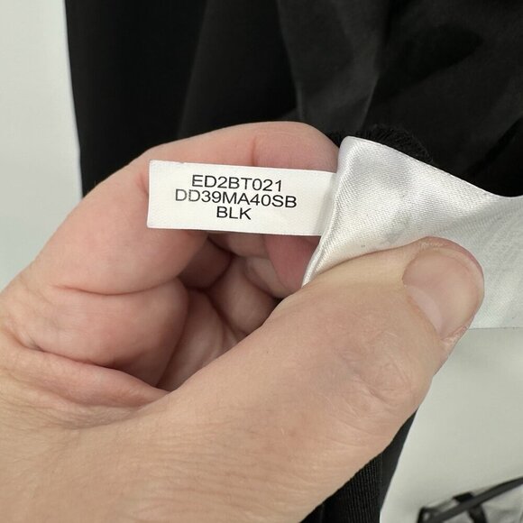 NEW DKNY maxi dress ruffle sleeveless party formal cocktail evening black 4 - Picture 14 of 14